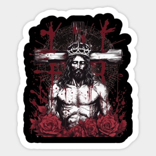 Jesus Christ Love Each Other as I Have Loved You Sticker